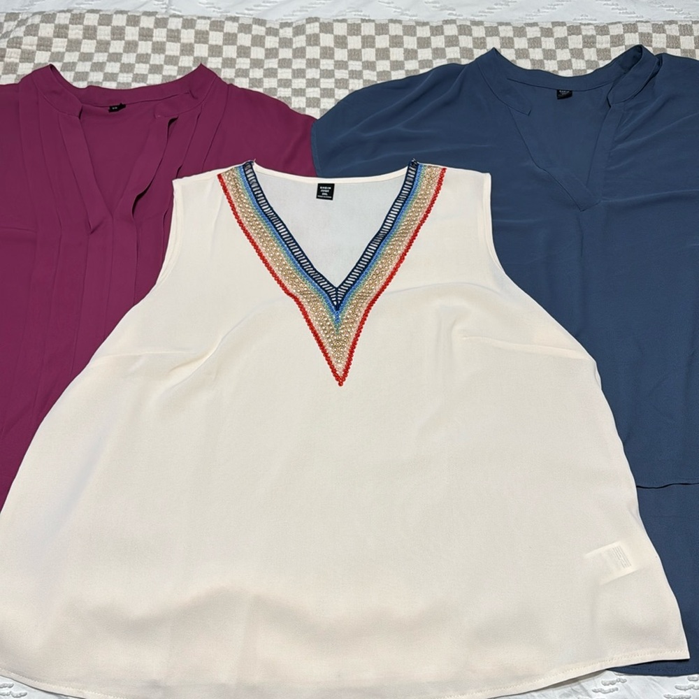 Lot of 3 Blouses XL